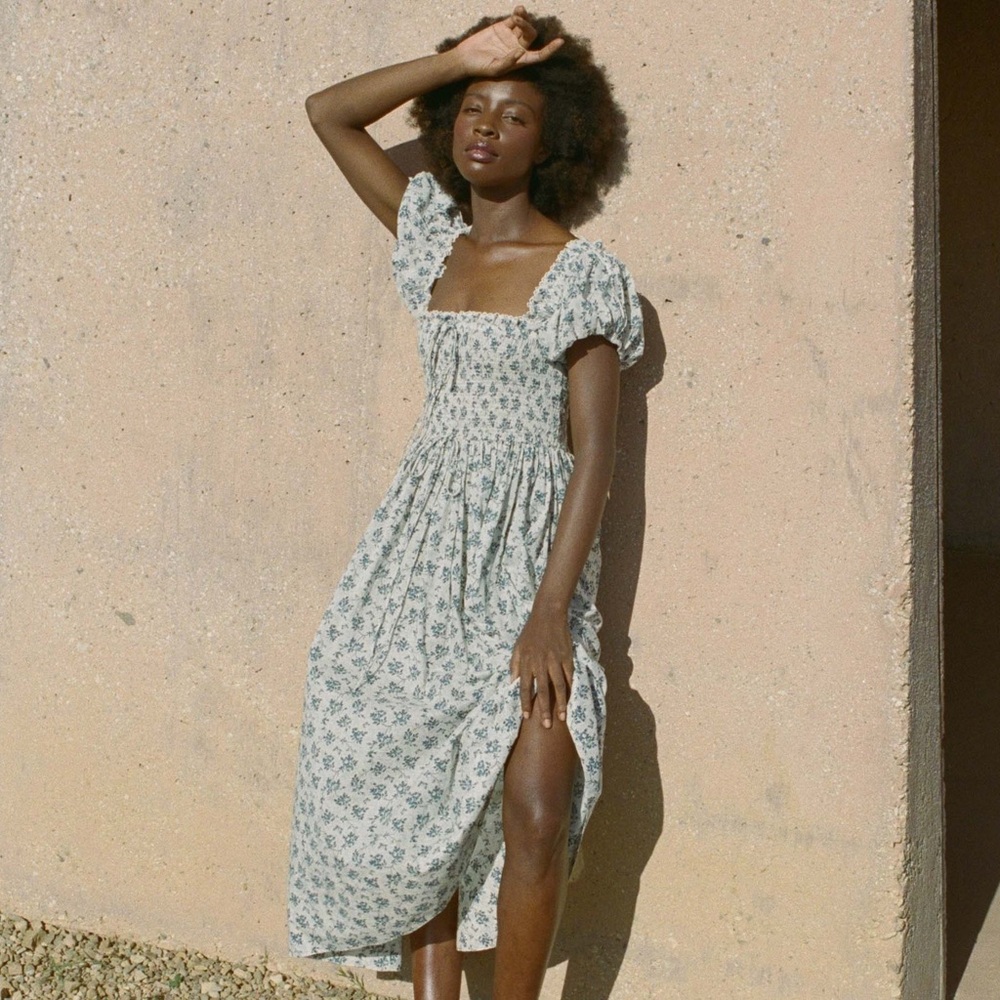 Doen Stanza Dress in Songbird Toile